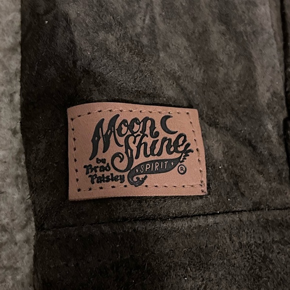 MoonShine Spirit by Brad Paisley 100% Leather Men's Brown Suede Coat - Picture 3 of 6